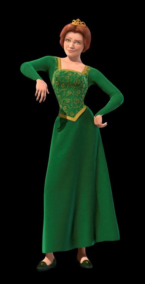 Shrek Dress, Shrek Wedding, Fiona Costume, Shrek Character, Fiona Shrek, Shrek Costume, Princess Fiona, Green Costumes, Cartoon Costumes