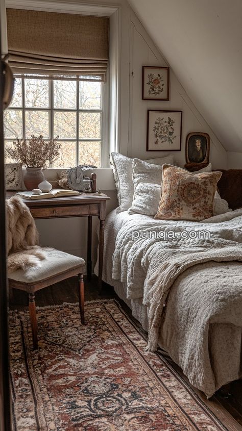 Warm Welcomes: Maximizing Comfort in a Small Guest Room - punqa.com Cozy Small Bedrooms Romantic, Daybed With Shelves Above, Single Twin Bed Guest Room Ideas, Cottage Style Guest Room, Small English Bedroom, Daybed Nightstand Ideas, Long Narrow Guest Room, Guest Bedroom Twin Beds Ideas, Guest Bedroom Ideas Basement