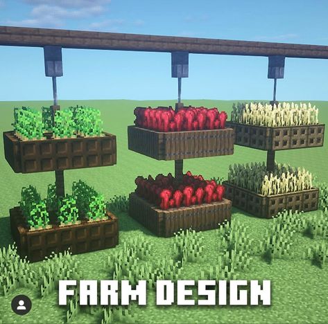 Minecraft Farm Design, Rumah Minecraft Sederhana, Minecraft Interior Design, Minecraft House Plans, Minecraft Farm, Bangunan Minecraft, Minecraft Cottage, Easy Minecraft Houses, Minecraft House Tutorials