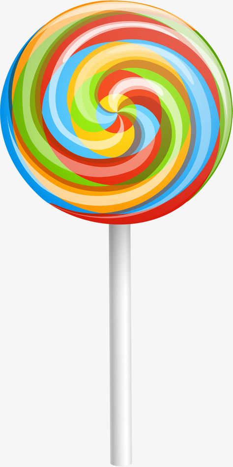 Candy Land Cake Topper Printable, Lollipop Png, Lollipop Clipart, Lollipop Swirl, Sweets Art, Giant Lollipops, Candy Drawing, Candy Pictures, Candy Rainbow