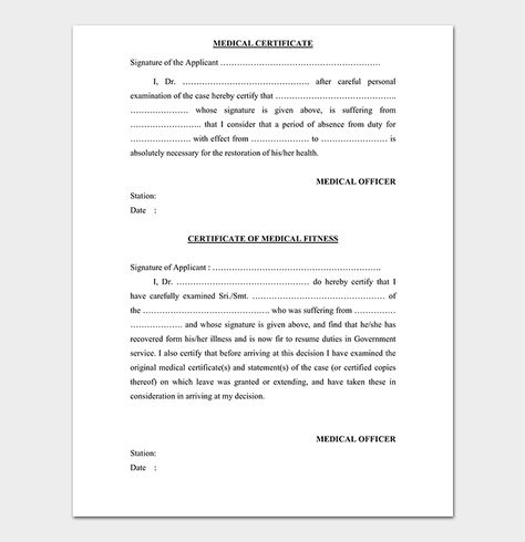 Medical Certificate Format, Doctor Template, Medical Certificate, Biodata Format Download, Photography Gift Certificate, Biodata Format, Certificate Format, Certificate Of Achievement Template, Free Certificate Templates