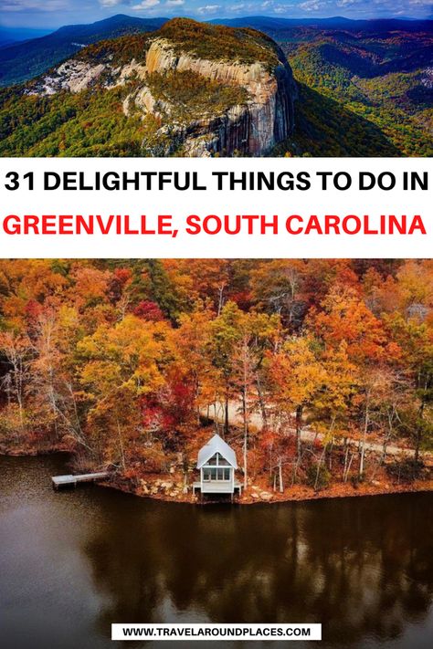 31 Delightful Things to do in Greenville South Carolina | best things to do in greenville | fun things to do in greenville | unique things to do in greenville | outdoor things to do in greenville | places to visit in greenville | things to see in greenville | #thingstodo #bucketlist #ustraveldestinations Cleveland South Carolina, Greer Sc South Carolina, Things To Do In South Carolina, Places To Visit In South Carolina, Greenville South Carolina Things To Do, Greenville Sc Things To Do In, Greenville South Carolina Christmas, What To Do In Greenville Sc, South Carolina Greenville