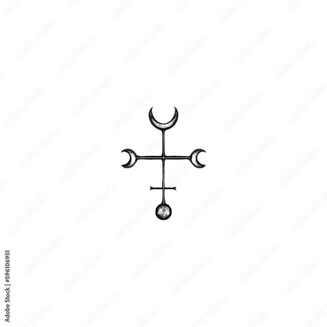 Download hecate symbol vector art tattoo design Stock Vector and explore similar vectors at Adobe Stock. Simple Hecate Tattoo, Symbols For Hecate, Symbol Of Hecate, Hecate Sigil Tattoo, Tattoo Ideas Pegan, Hecate Symbol Tattoo, Hekate Goddess Tattoo, Hecate Symbolism, Hekate Symbol Tattoo