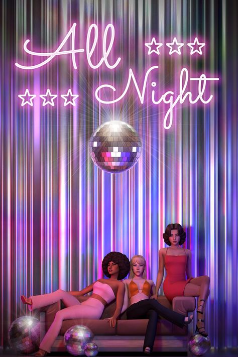 70s Disco Style, 70’s Disco, The Sims 4 Lots, Club Furniture, Disco Night, Disco Style, Disco Theme, Packing Clothes, Sims4 Clothes