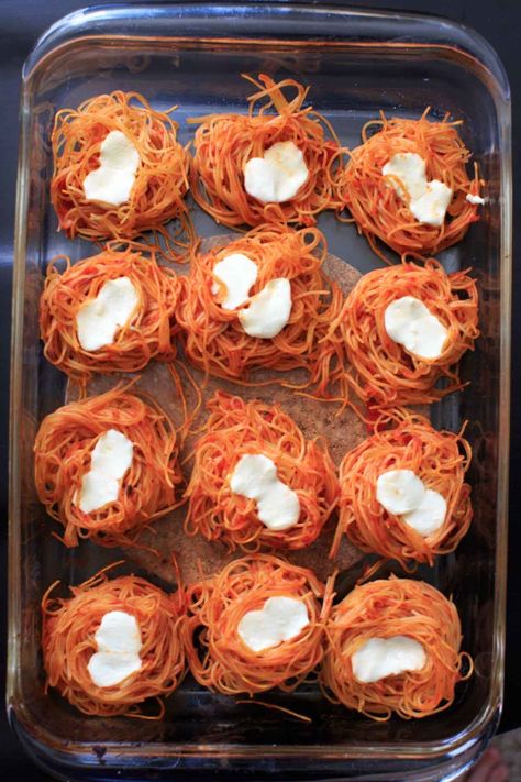 Angel Hair Pasta Casserole, Dinner For Entertaining, Spaghetti Nests, Angel Hair Spaghetti, Pasta Recipes Quick, Angel Hair Pasta Recipes, Quick Meal Ideas, Cajun Pasta, Vegetarian Pasta Recipes