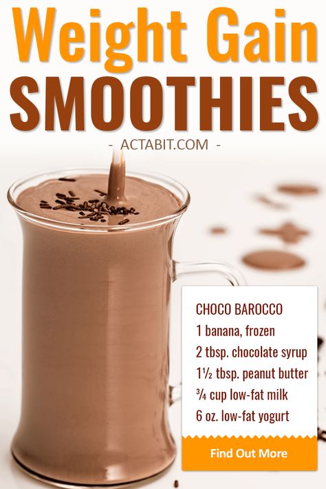 Weight Gain Smoothies, Weight Gain Shakes, Gain Weight Smoothie, Healthy Weight Gain Foods, Weight Gaining, Weight Gain Journey, Paleo Snack, Resep Smoothie, Weight Gain Diet