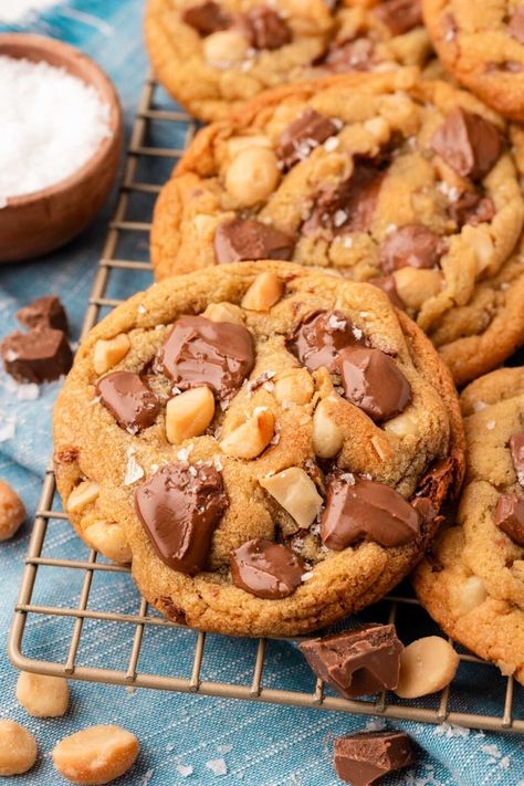 Pepperidge Farm Cookies, Best Cookie Recipe Ever, Cookies Board, Chocolate Chocolate Chip Cookies, Cookie Corner, Macadamia Cookies, Farm Cookies, Decorated Christmas Cookies, Macadamia Nut Cookies