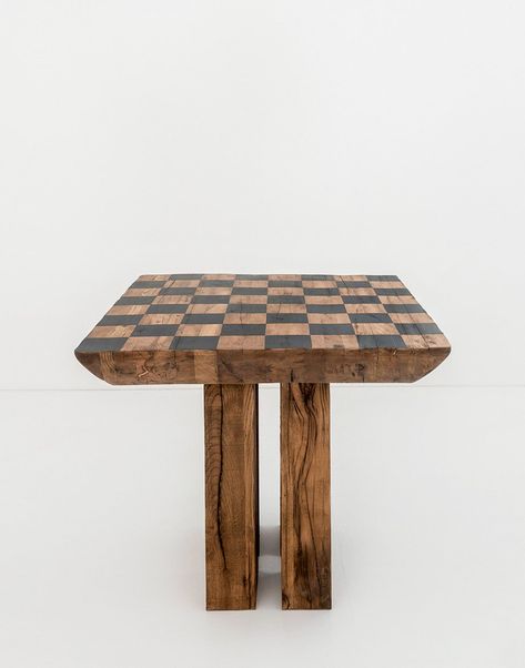 Oversized Chess Table | Rooms Studio Mcm Diy, Historic Townhouse, Armani Casa, Rearranging Furniture, Games Table, Mcm Home, Chess Table, Applied Art, Reclaimed Oak