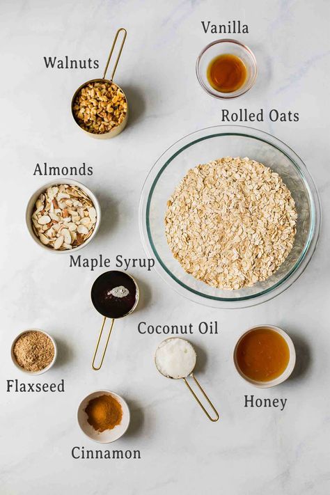 Granola Maison Healthy, Healthy Homemade Granola Recipe, Healthy Homemade Granola, Homemade Granola Healthy, Granola Recipe Homemade, Granola Healthy, Granola Recipes, Homemade Granola, Healthy Homemade