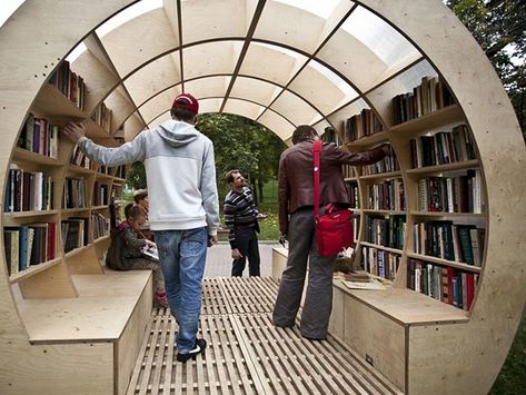 Module Architecture, Food Stall Design, Street Library, Chair Design Wooden, Public Space Design, Library Architecture, Kiosk Design, Book Instagram, Art Appliqué