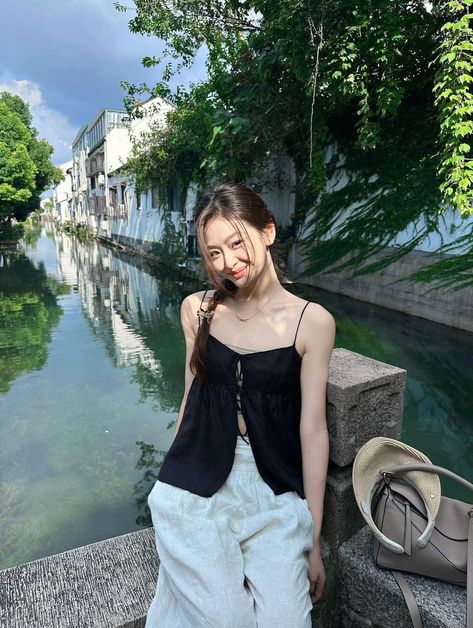 Ulzzang Summer Outfits, Thailand Ootd, Asian Outfit Ideas, Bali Outfit, Outfit Dump, Another Aesthetic, Kpop Life, Beach Ootd, Korean Outfit Street Styles