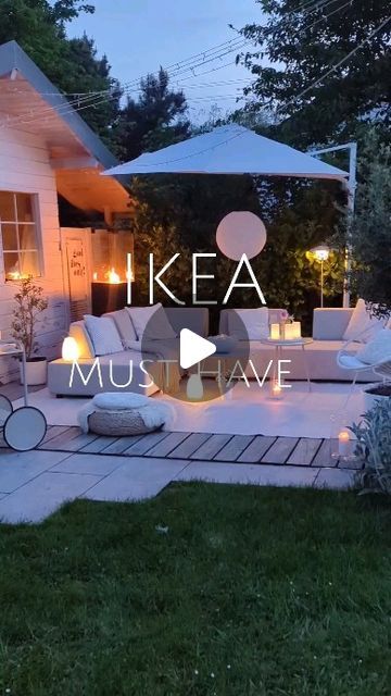 Ikea Garden Ideas, Ikea Outdoor Hacks, Ikea Patio Ideas, Ikea Outdoor Table, Ikea Patio, Ikea Table Hack, Ikea Outdoor Furniture, Ikea Garden, Diy Garden Landscaping