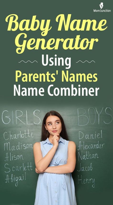 This is a unique baby name generator that combines the letters of the parents’ names to form the baby’s name. Isn’t it fun to blend both the mother’s and father’s names to make a new name? Our name generator combines as many letters as possible from both the names together to come up with a unique name for your little one. Sibling Names That Go Together, Top Baby Boy Names, Name Maker, Father And Girl, Baby Name Generator, S Names, Name Creator, Fun Quizzes To Take, Unique Name