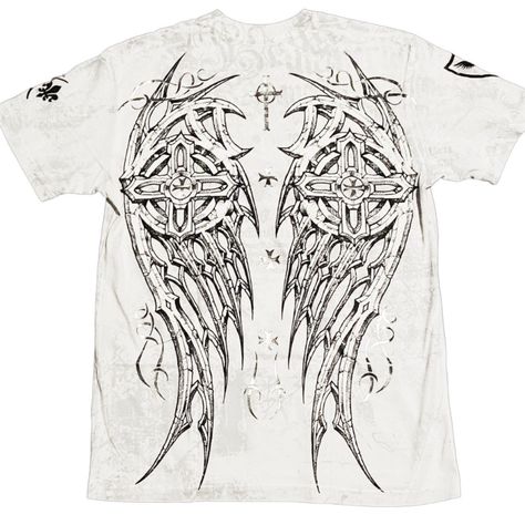 White Y2k Shirt, Y2k Shirts Png Male, Y2k Grunge Shirts Men, Skull Shirt Y2k, Men's Affordable Y2k Style T-shirt, Emo Affliction, Bleaching Shirts, Y2k Grunge Fashion, Y2k Shirts