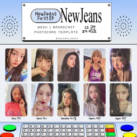 Newjeans Photocard, Photocard Template, Kpop Photocards, Kpop Merch, Marry Me, Photo Cards, Girl Group, Iphone Wallpaper, Presentation