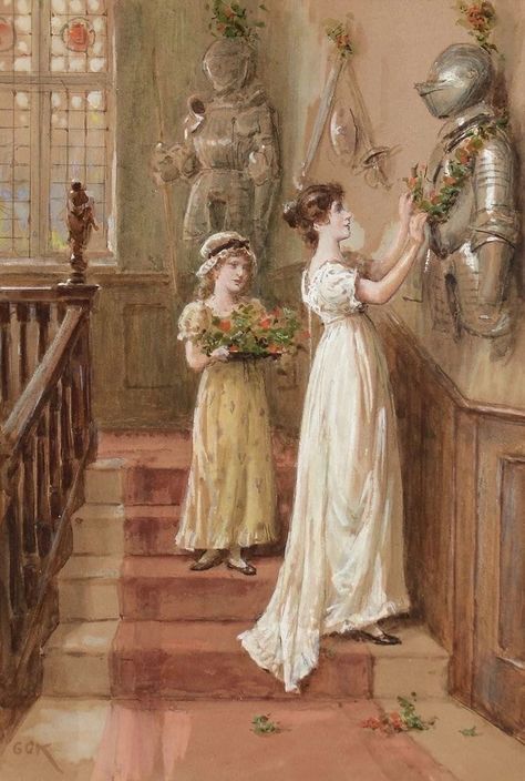 Victorian Paintings, Rennaissance Art, Historical Painting, Arte Inspo, Paintings I Love, Victorian Art, Old Paintings, Historical Art, Aesthetic Painting