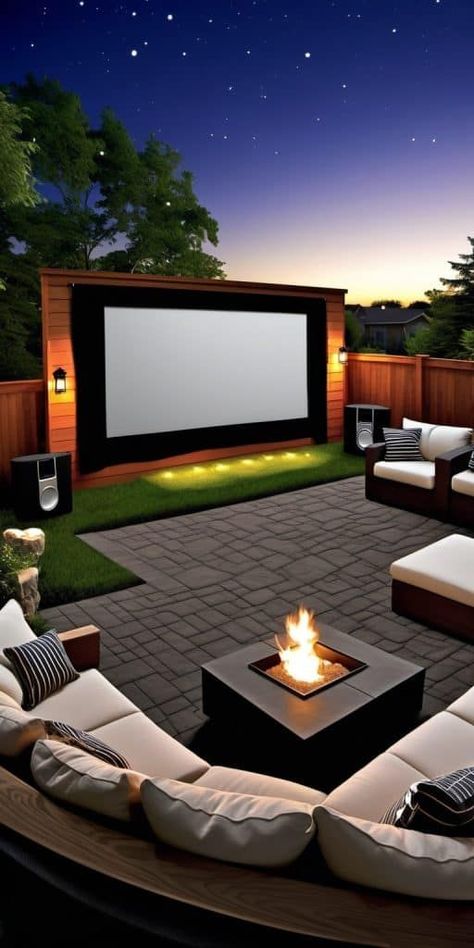 22 Inspirational Modern Patio Ideas for Your Backyard Retreat - Peak Patio Life Outdoor Living Design Patio, Resort Style Backyard Patio Ideas, Backyard Living Ideas, Outdoor Entertainment Patio Ideas, Modern Patio Design Ideas, Backyard Patio Designs With Hot Tub, Amazing Backyards For Entertaining, Backyard With Playground, Half Acre Backyard Ideas