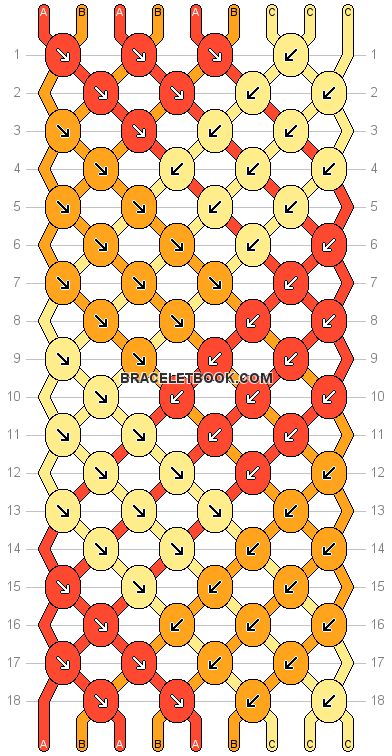 Normal pattern #117 variation #3370 | BraceletBook Diagonal Stripes, What Book, Racoon, Friendship Bracelet Patterns, Bracelet Patterns, Dog Love, Pattern