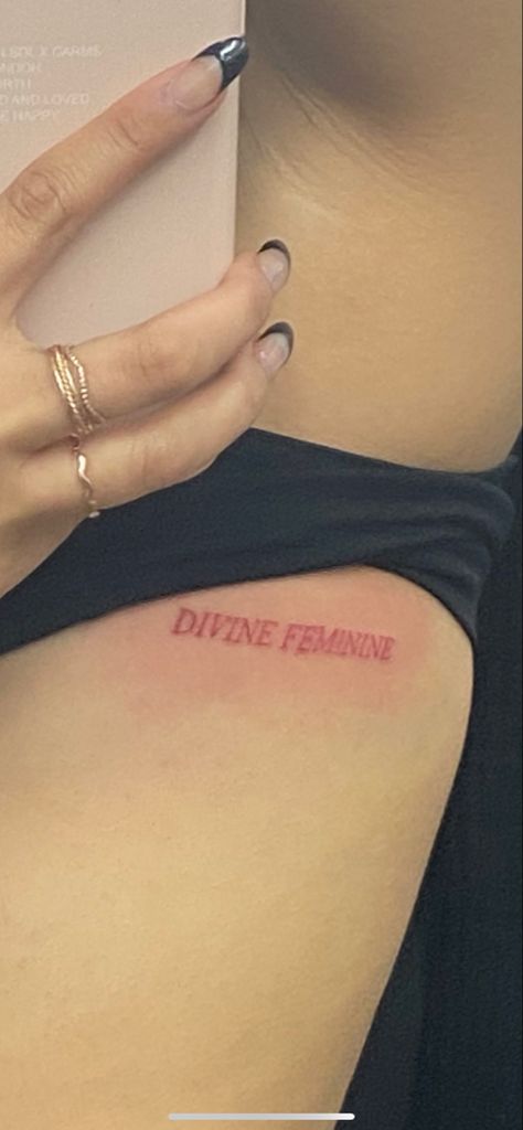 Feminine Devine Tattoos, Minimal Feminism Tattoo, Radical Feminist Tattoo, The Divine Feminine Tattoo, Devine Tattoo, Feminism Tattoo, Divine Feminine Tattoo, Tattoo Money, Feminist Tattoo