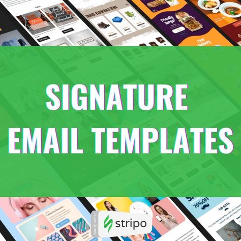 Explore our Signature email templates to find just the right look for you. #SignatureEmailTemplates #EmailNewsletterTemplate #EmailTemplate #EmailDesign #EmailMarketing #Mailchimp #Newsletter Photographer Email Templates, Free Email Templates, Birthday Email, Html Email Templates, Design Campaign, Email Template Design, Email Newsletter Template, Email Marketing Template, Holiday Campaign