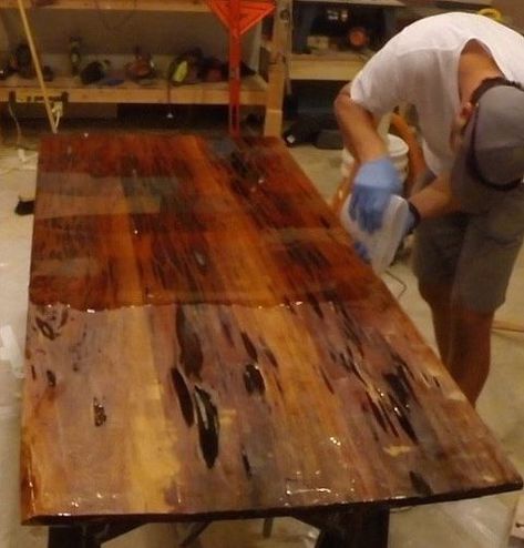 Wood Epoxy Projects, Table From Pallets, Table With Epoxy Resin, Raw Wood Coffee Table, Sinker Cypress, Table With Epoxy, Cedar Table, Reclaimed Dining Table, Diy Resin Table