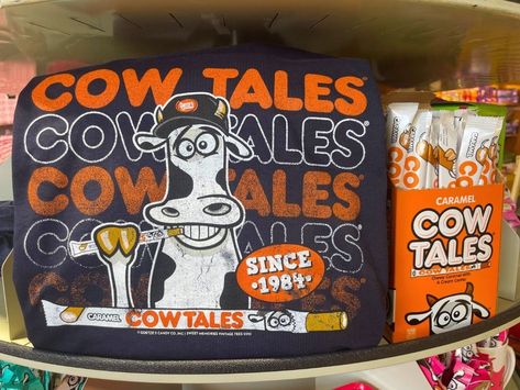 Did you know that the second Tuesday of July is National Cow Day?! What better way to celebrate than with our favorite cow, Duke from Goetze's Cow Tales! Shop all things Cow Tales in-store or online at www.sweetvintagetees.com #NationalCowDay #CowDay #Goetze's #CowTales #Candy Cow Tales, Sweet Memories, Vintage Tees, Knowing You, Did You Know, Cow, In Store, Two By Two, Candy