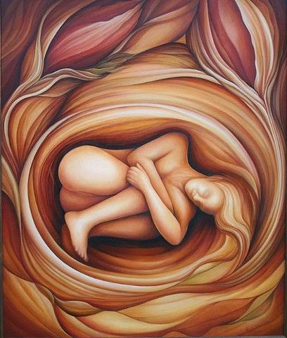 Mother Earth Art, Sacred Woman, Birth Art, Red Tent, Pregnancy Art, Sacred Feminine, Fantasy Images, Goddess Art, Mystical Art