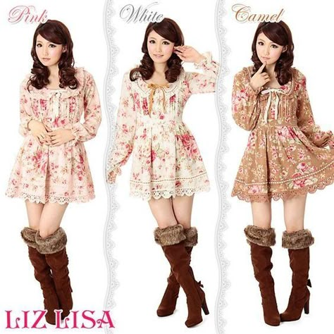 Himekaji Outfits, Gyaru Fashion, Liz Lisa, Japanese Street Fashion, Super Cute Dresses, Japanese Outfits, J Fashion, Girly Fashion, Petite Fashion