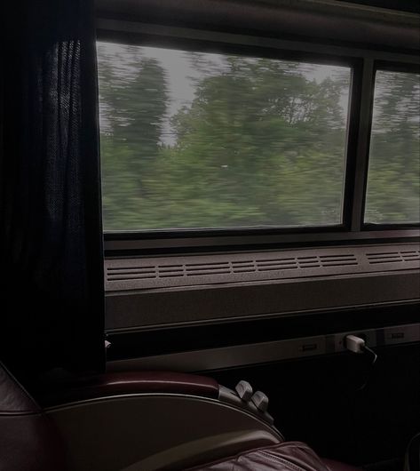 #Cozy #darkacademia #trainride #magical #aesthetic #train #rainyday #cold #day #fall Cozy Train Aesthetic, Rainy Train Ride Aesthetic, Adrian Aesthetic, Train View, Aesthetic Train, Magical Aesthetic, Train Aesthetic, Nature Therapy, Rainy Day Aesthetic