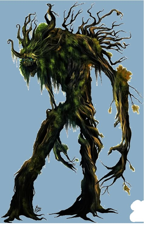 Tree Ent. Artwork by Teowe Nosolorol Ediciones, Raquel Cornejo on ArtStation. Minor photoshop by Brumby. Plant Monsters, Tree Monster, Tree Man, Plant Monster, Creature Artwork, Fantasy Forest, 다크 판타지, Forest Creatures, Monster Concept Art