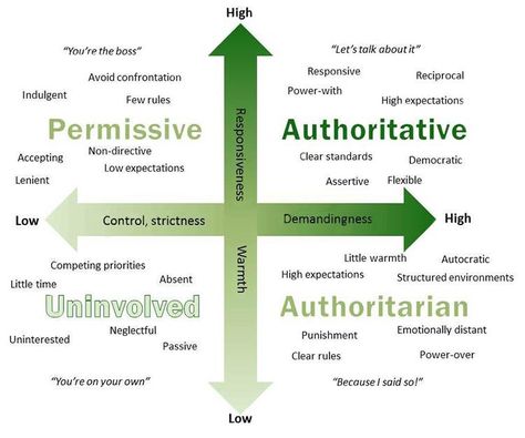 While there are definitely nuances to every approach, psychologists generally recognize four parenting styles that influence how you raise your child—and how well adjusted your child may become. Authoritative Parenting Style, Parenting Styles Chart, Types Of Parenting Styles, Parenting Style, Parenting Types, Parenting Teenagers, Parenting Classes, Life Lyrics, Parenting Videos