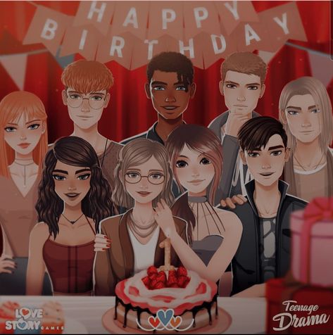 Teenage Drama, Drama Games, Choices Game, Rowdyruff Boys, Teenage Love, Novel Games, Celebration Cake, Interactive Stories, Character Creator