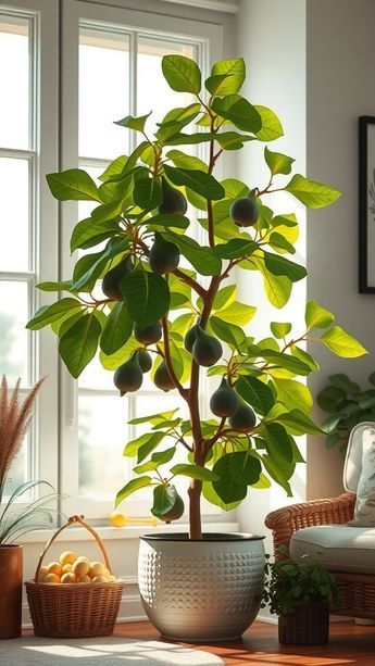 🌿🏡 Discover the secret to growing figs indoors! 🌳🍃 Learn how to pick the right pot, water, and care for your indoor fig tree for a year-round harvest. Start your indoor fig growing journey today! #IndoorGardening #FreshFigs #HomeHarvest 🌟 Indoor Fig Trees, Growing Figs, Growing Fig Trees, Fig Varieties, Fig Trees, Tree Growing, Fiddle Leaf Fig Tree, Tree Pruning, Overwintering