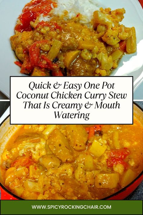 Who said Indian-style curry had to be complicated? With our Best Easy One Pot Chicken Korma Indian Curry Recipe, you can enjoy a flavorful and delicious curry in one pot with ease! It has a beautiful balance of coconut flavors and there is very low heat. Serve it with a side of chutney for the perfect combination of flavors! #chickencurry #korma #onepotmeal #indianfood Chicken Curry Stew, Amazing Chicken Recipes, Korma Curry, One Pot Chicken Recipes, Chicken Korma Recipe, Coconut Chicken Curry, Curry Stew, Chicken Korma, Amazing Chicken