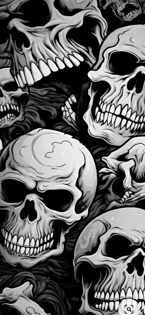 Skull Background, Black Skulls Wallpaper, Evil Skull Tattoo, Swag Wallpaper, Anime Picture Hd, Eagle Wallpaper, Skull Pictures, Goth Wallpaper, Cool Car Drawings