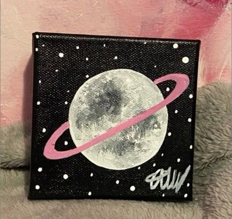 Painting Ideas On Canvas Trees, Painting Ideas On Canvas Tutorials, Tiny Canvas Painting Ideas, Acrylic Painting Ideas On Canvas, Canvas Board Painting, Design Art Nouveau, Moon Canvas, Black Canvas Paintings, Acrylic Painting Ideas