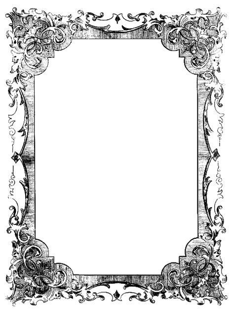 Transparent Frames | Be Book Bound: Jane Austen Month, Day 20: Mocktail Soiree Invites Romantic Frame, Printable Frames, Vintage Clip Art, Victorian Frame, Graphics Fairy, Borders And Frames, Clip Art Vintage, Frame Clipart, Blue Frames