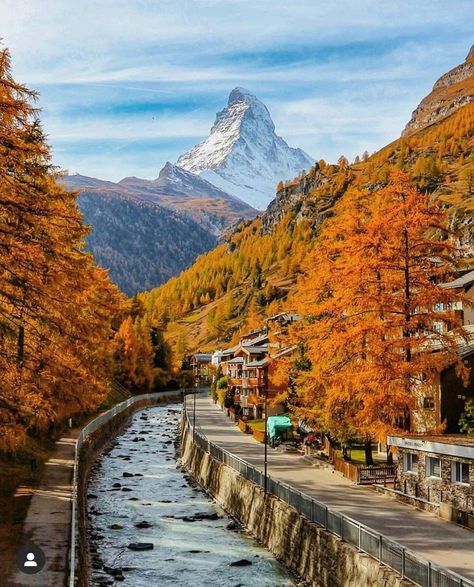 Switzerlandpictures® on Instagram: “🍁🏔🍂🍁 Majestic Matterhorn⠀ ⠀ Tag #SwitzerlandPictures get a chance to be featured by @switzerlandpictures ⠀ ⠀ ⠀ #switzerlandpictures…” Best Of Switzerland, Switzerland Hiking, Travelling Abroad, Zermatt Switzerland, Emergency Evacuation, Photography Tips For Beginners, Switzerland Travel, Zermatt, Beautiful Villages