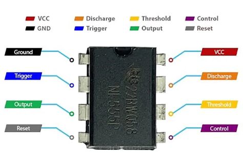 NE555 TIMER PINOUT Lighting Control System, Integrated Circuit, Green Led, Circuit Diagram, Traffic Light, Electronics Circuit, Red Led, Light Control, Yellow And Green