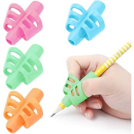 This pencil grips can guide fingers into proper position. So it can easily get your kids to hold writing utensils correctly. Through improve handwriting help to give more control,then build a positive handwriting habit. Our products designed to be soft and lovely,thus we believe that kids will love handwriting after using these grippers. Size: 1.8" x 0.2" x 1.8".  Color: Multicolor. Dysgraphia Activities, Pencil Grasp, Hand Health, Kids Handwriting, Typing Skills, Improve Your Handwriting, Improve Handwriting, Dysgraphia, Pen Writing