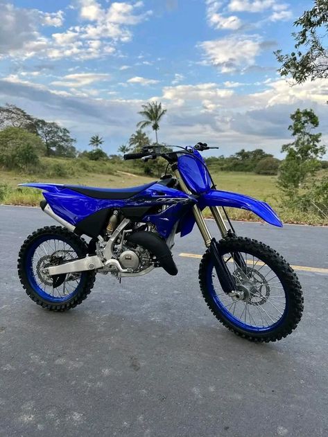 125 Dirt Bike, Bike, Blue