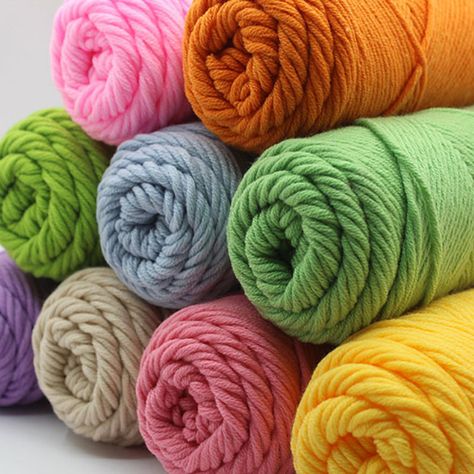 Cheap thick yarn for knitting, Buy Quality thick yarn directly from China yarn for knitting Suppliers: 6pcs/lot Lovers Cotton thread Natural milk cotton 3mm thick yarn for knitting Baby wool yarn Crochet thread Hand knitting ZL6 Milk Cotton Yarn, Soft Milk, Hand Knitting Yarn, Clothes Pin Crafts, Thick Yarn, Diy Knitting, Hand Dyed Yarn, Soft Yarn, Knitted Bags