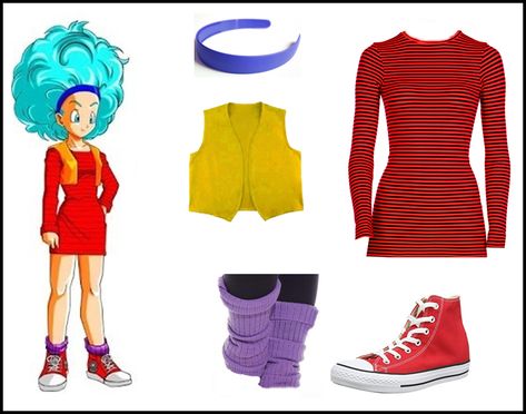 Bulma Outfits, Bulma Cosplay, Ball Outfits, Cosplay Ideas, Inspired Outfits, Halloween Ideas, Cosplay Anime, Dragon Ball, Halloween Costumes