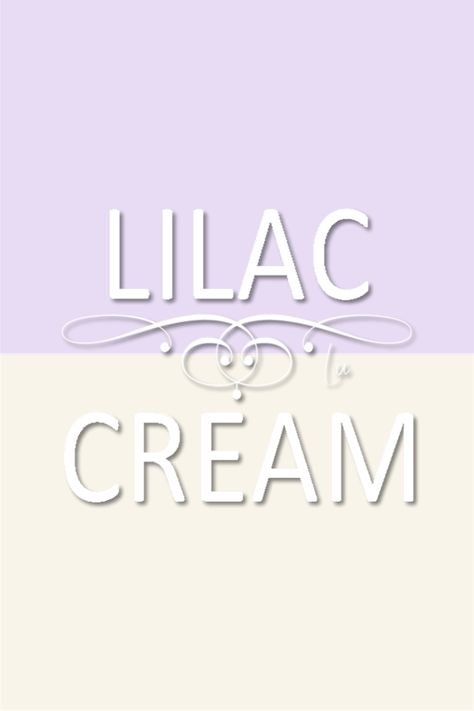 Lavender And Cream Color Palette, Lilac Palette Color Combos, Lavender Color Combinations, Lavender Branding, Nursery Lilac, Lilac Palette, Beige Wall Paints, Lilac Nursery, Lavender Walls