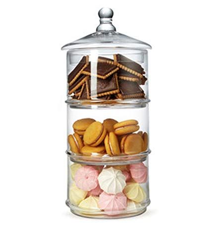 Glass Cookie Jars, Cookie Container, Shortbread Cookie Recipe, Glass Jars With Lids, Decorated Jars, Glass Candy Dish, Glass Candy, Glass Storage, Organizing Ideas