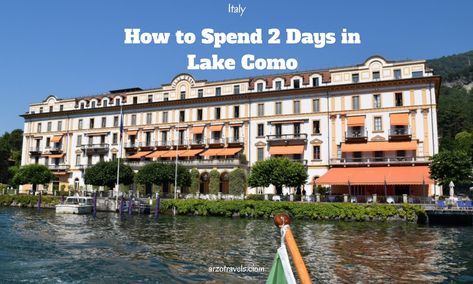 Find out about the best things to do in Lake Como and the best places to visit. If you have ever wondered "What to do in Lake Como in 2 days" you will find my favorite activities for the region here. North Italy, Lake George Village, Summer Vacation Spots, Como Lake, Most Luxurious Hotels, Lake Como Italy, Places In Italy, Como Italy, Travel Spots