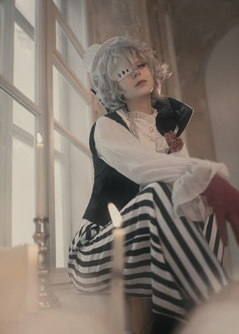 Gogol cosplay bsd bungou stray dogs Nikolai Gogol Bsd Cosplay, Sigma Cosplay Bsd, Nikolai Gogol Cosplay, Bsd Inspired Outfit, Nikolai Cosplay, Bungou Stray Dogs Cosplay, Bungo Stray Dogs Cosplay, Dogs Silly, Bsd Cosplay