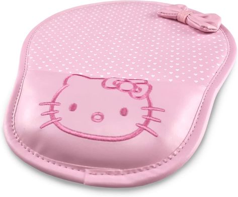 Hello Kitty Mouse Pad, Cute Mouse Pad, Leather Mouse, Wrist Rest, Vinyl Quotes, Pink Life, Wrist Support, Hobby Room, Pastel Pink Aesthetic