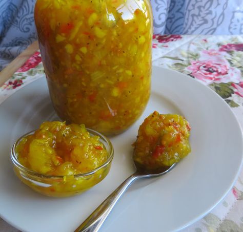 Million Dollar Relish, Southern Chow Chow Recipe, Mustard Pickle Recipe, Cucumber Relish Recipes, Chow Chow Recipe, Pickling Salt, Mustard Pickles, The English Kitchen, Relish Recipes