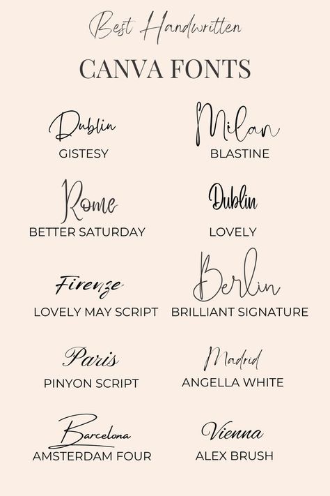 Font Canva Lettering, Free Handwritten Fonts, Trending Fonts, Fonts Lettering, Canva Font, Fonts Calligraphy, Canva Fonts, Groovy Font, Canvas Learning